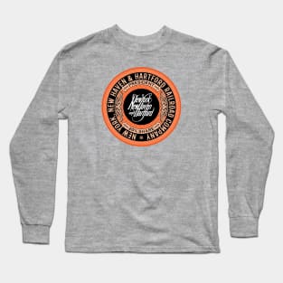 New York, New Haven and Hartford Railroad (18XX Style) Long Sleeve T-Shirt